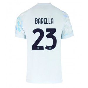 Fotbalové Dres Inter Milan Nicolo Barella #23 Venkovní Oblečení 2025-26 Krátký Rukáv